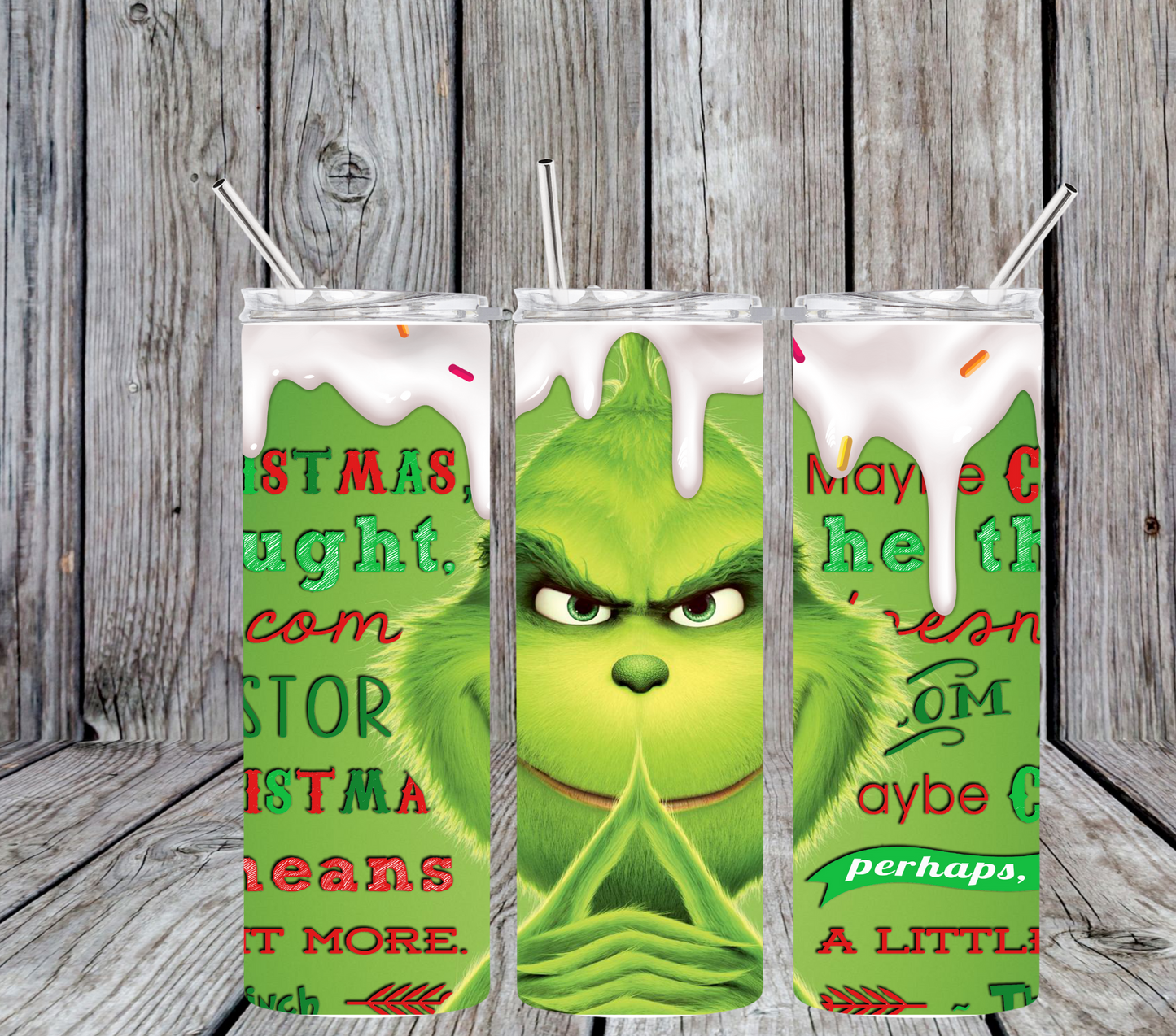 Grinch Thoughts Tumbler