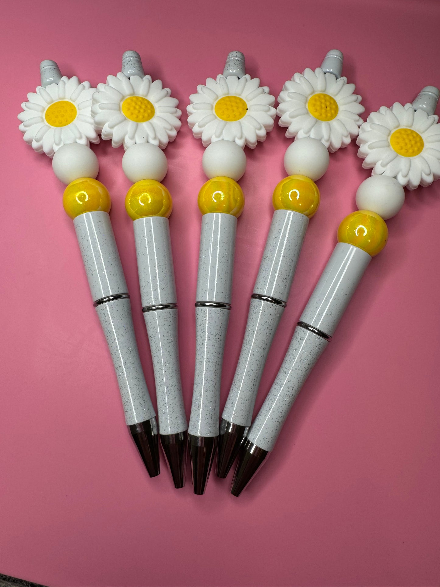 Sunflower Beaded Pen