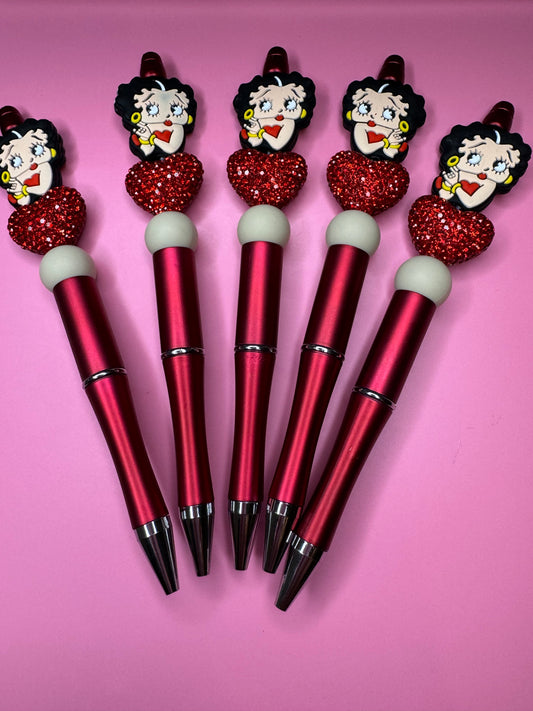 Betty Boop Beaded Pen