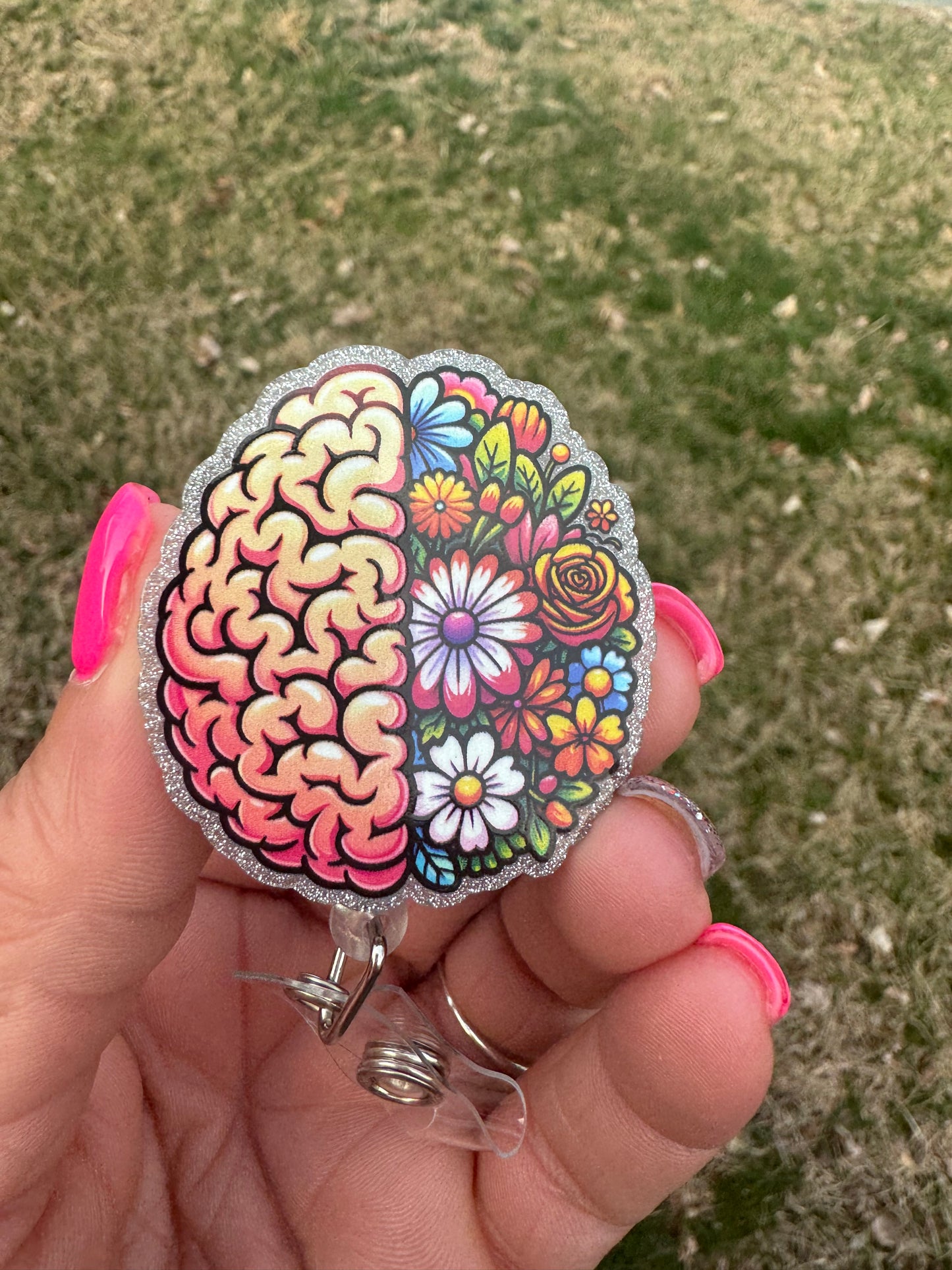 Half Brain, Half Flower Badge Reel