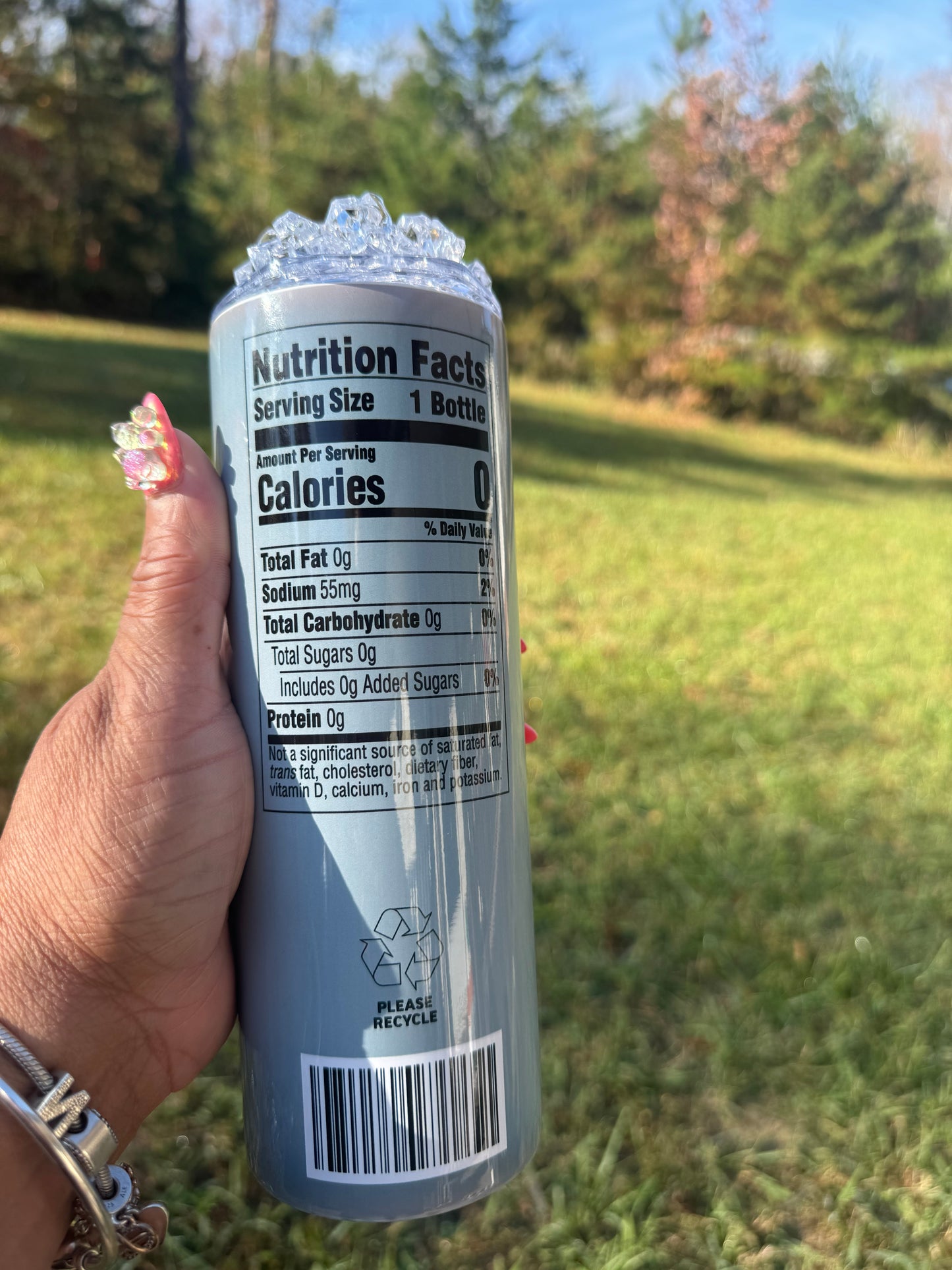 Diet Coke  Tumbler with an Ice Topper