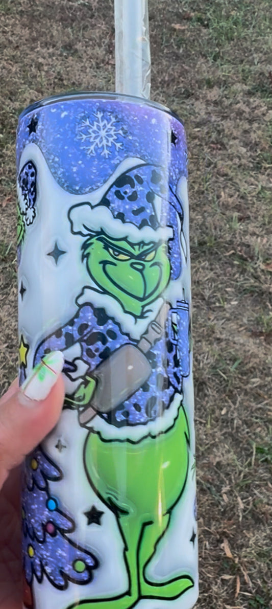 Purple Grinch Tumbler