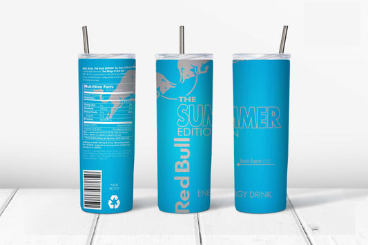 Blue Red Bull Tumbler