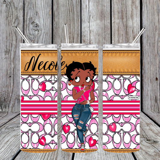 20 Pink Betty Boop Coach Inspired