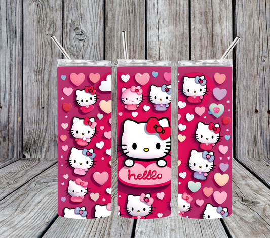 Hello Kitty Heart Tumbler