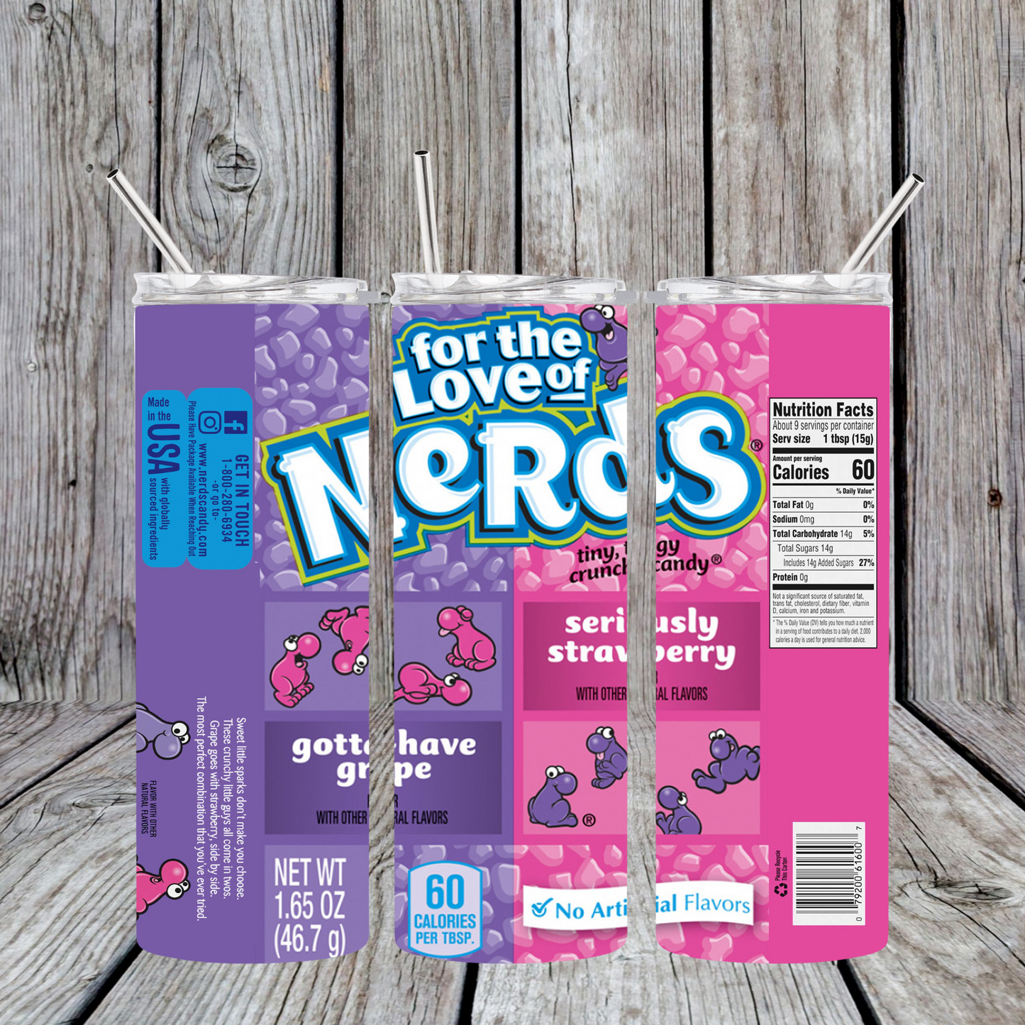 20 oz Nerds Tumbler