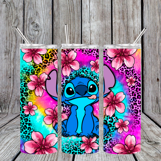 Stitch flowers Tumbler